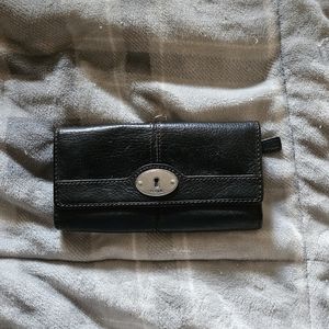 Black Fossil Wallet